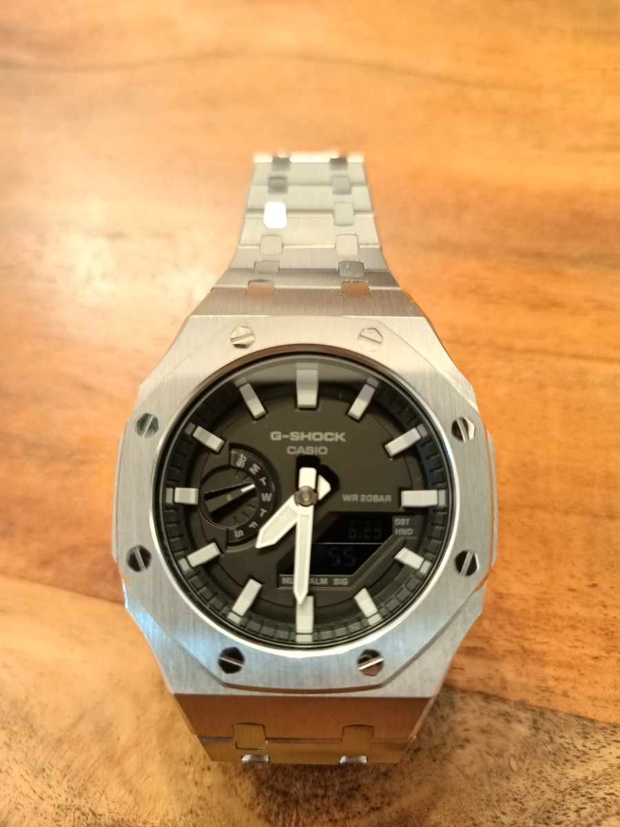 Gショック カスタム 完品 本体付き G-SHOCK GA2100 1AJF Gショック カスタム 完品 本体付き G-SHOCK GA2100 1AJF