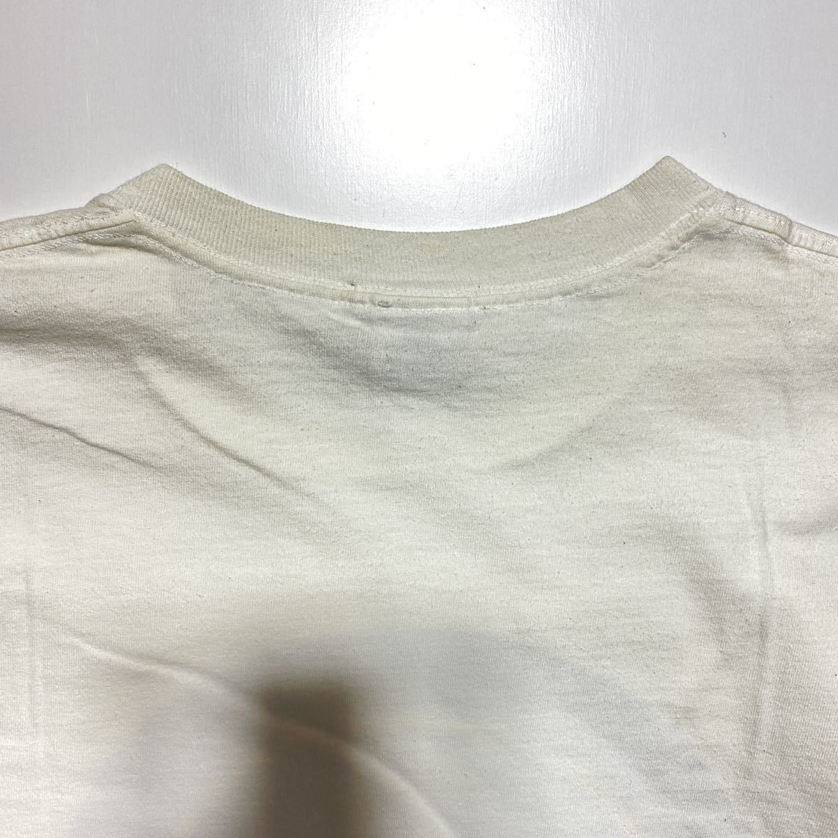 【M】90s NIKE LOGO PRINT S/S TEE 90年代 ナイキ ロゴ プリント 半袖Tシャツ Tシャツ USA製 銀タグ G989_画像5