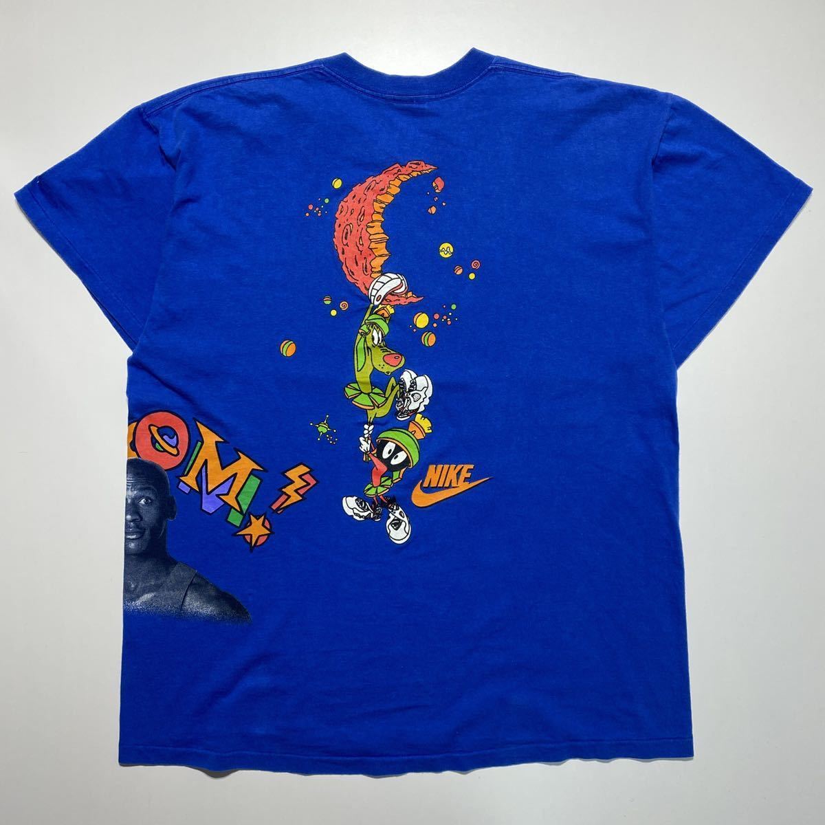 【XXL】90s NIKE HARE JORDAN LOONEY TUNES Print Tee 90年代 ナイキ ハレ ジョーダン ルーニーテューンズ プリント Tシャツ G1079_画像2