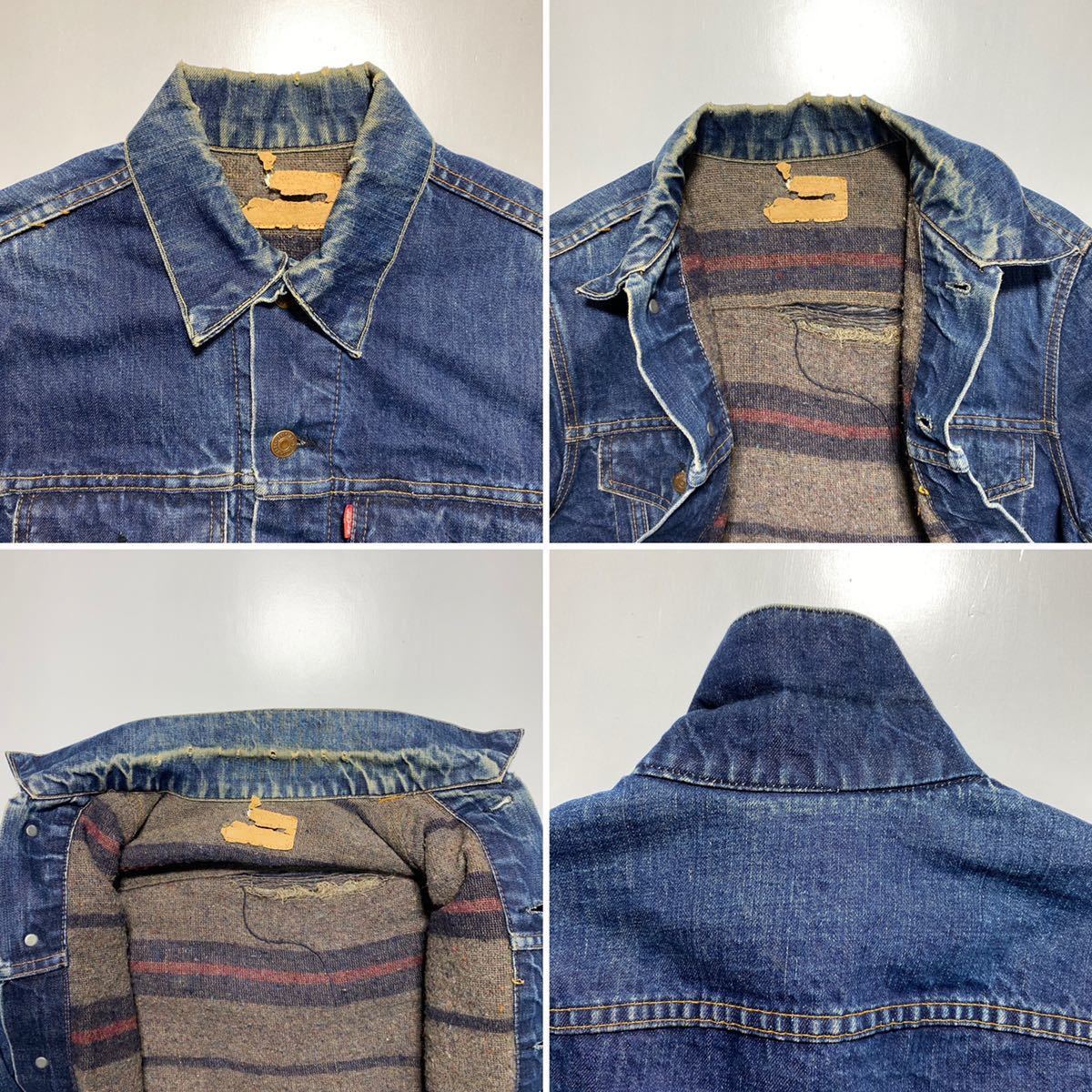 60s Vintage LEVI'S 70505 3rd BIG E Denim Jacket 60年代