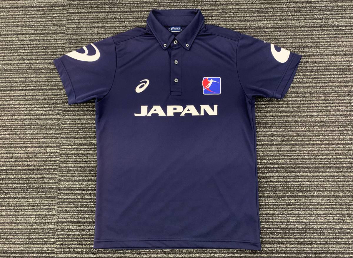 [ player main .]2014 handball Japan representative asics Asics type . have on / movement put on training tops button down polo-shirt |. star JAPAN