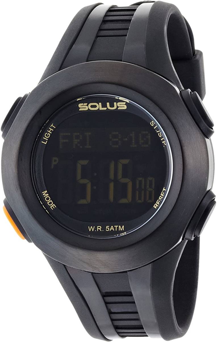 SOLUS [ソーラス] スポーツウォッチ 最大心拍数 平均心拍 腕時計 Pro101 正規輸入品 ブラック_画像1