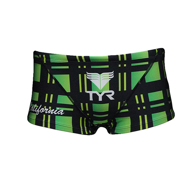 0144 * new goods unused swimsuit . bread TYR records out of production student check black green M size 