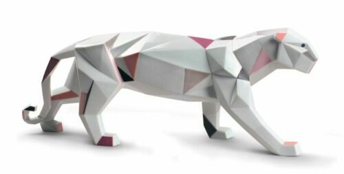 リヤドロ 01009298 Panther 置物 Origami porcelain new FREE SHIP gift animal LLADRO