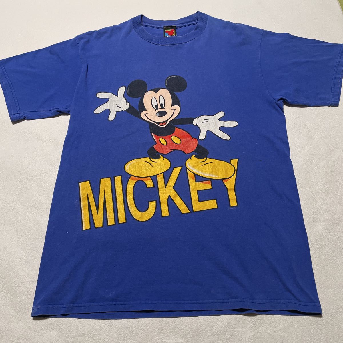 【Lサイズ】90年代 ミッキーマウスTシャツ ディズニー ヴィンテージ USA製 Disney 半袖Tシャツ Mickey Mouse 大き目_画像1