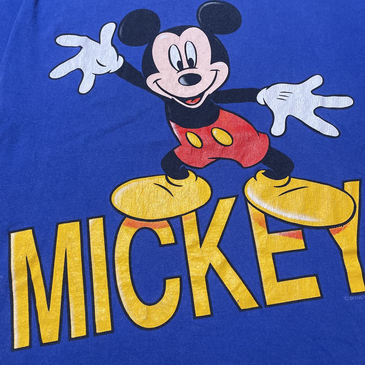 【Lサイズ】90年代 ミッキーマウスTシャツ ディズニー ヴィンテージ USA製 Disney 半袖Tシャツ Mickey Mouse 大き目_画像2