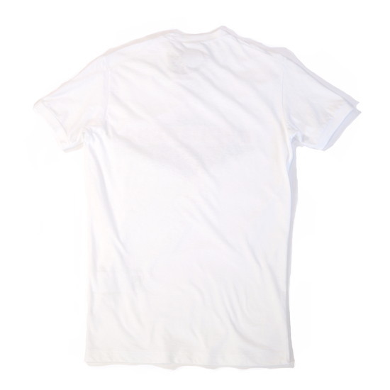 【定価3.6万・新品・XL】 DSQUARED2（ディースクエアード）クルーネックコットンプリントTシャツ ホワイト イタリア製 S74GD0441_画像2