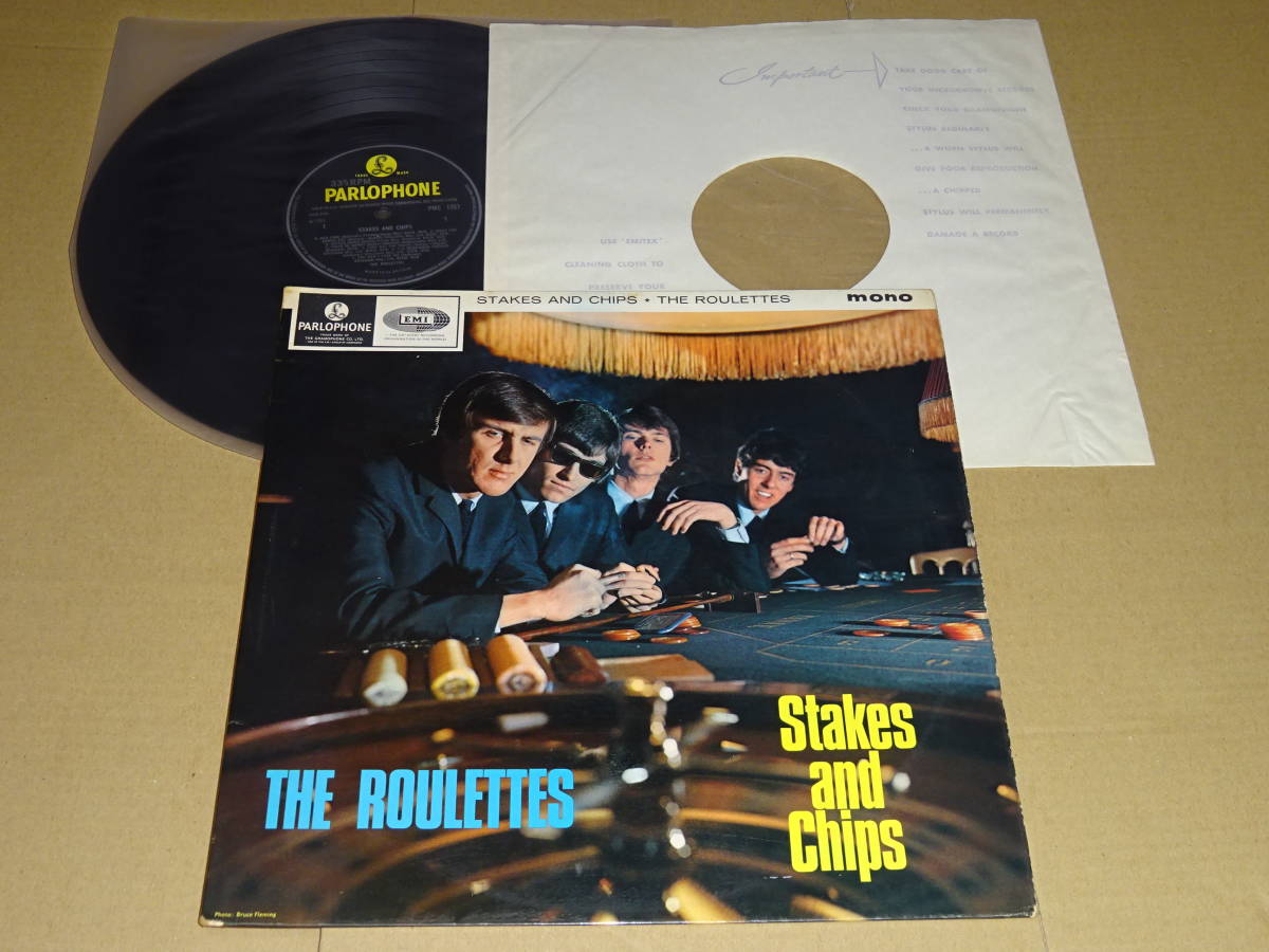 高価値セリー The Roulettes、Stakes And Chips、1965年UK-ParlophoneオリジナルLP、UK Beat Group、アダム・フェイス、激レア!!! その他