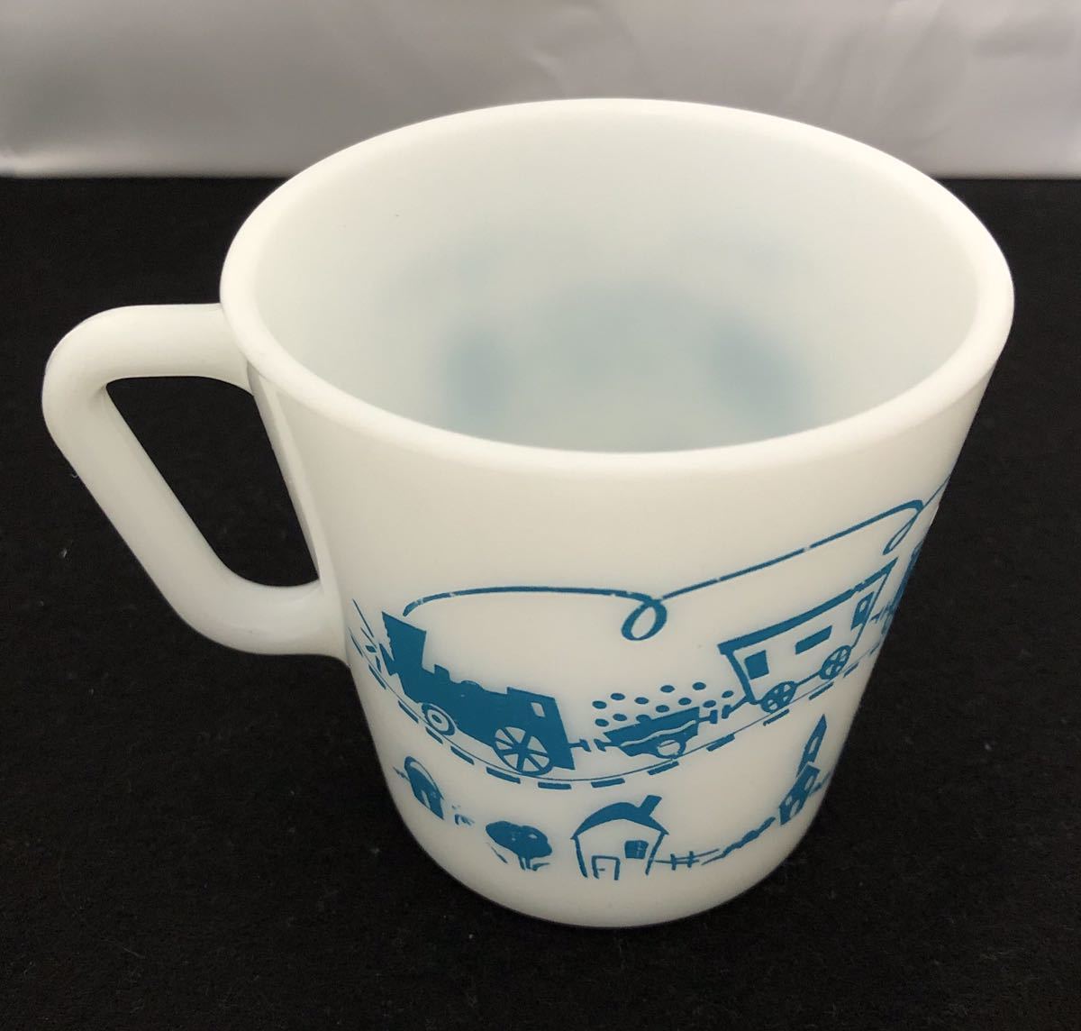  Pyrex PYREX * TRADE MARK*. car blue * ② mug 