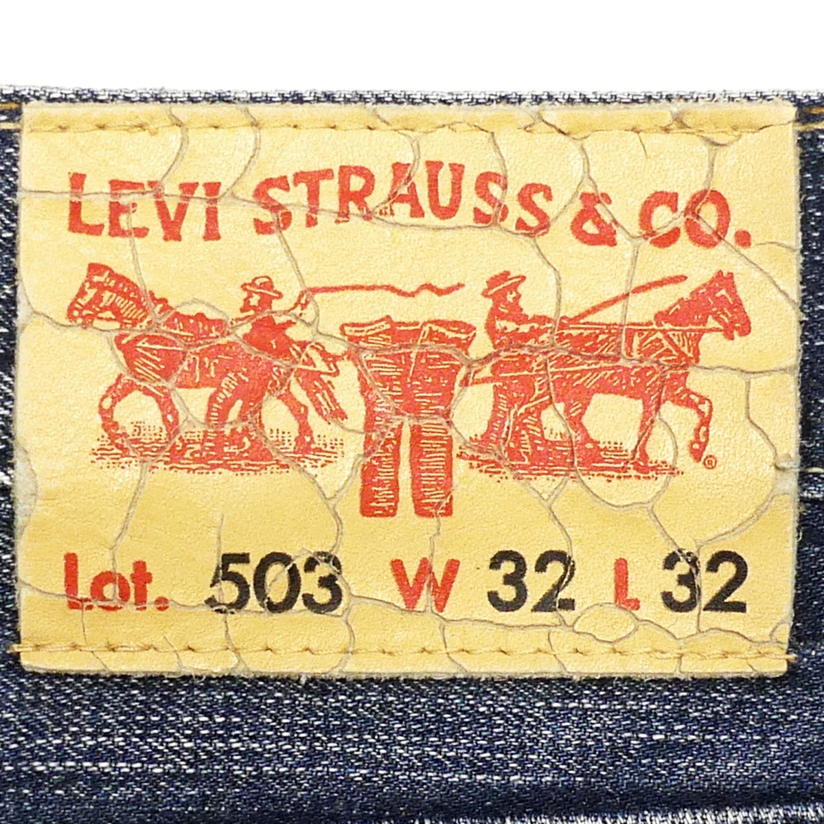 即決 リーバイス503 W32 廃版 ひびパッチ ジーンズ Levis メンズ 即決 リーバイス503 W32 廃版 ひびパッチ ジーンズ Levis メンズ