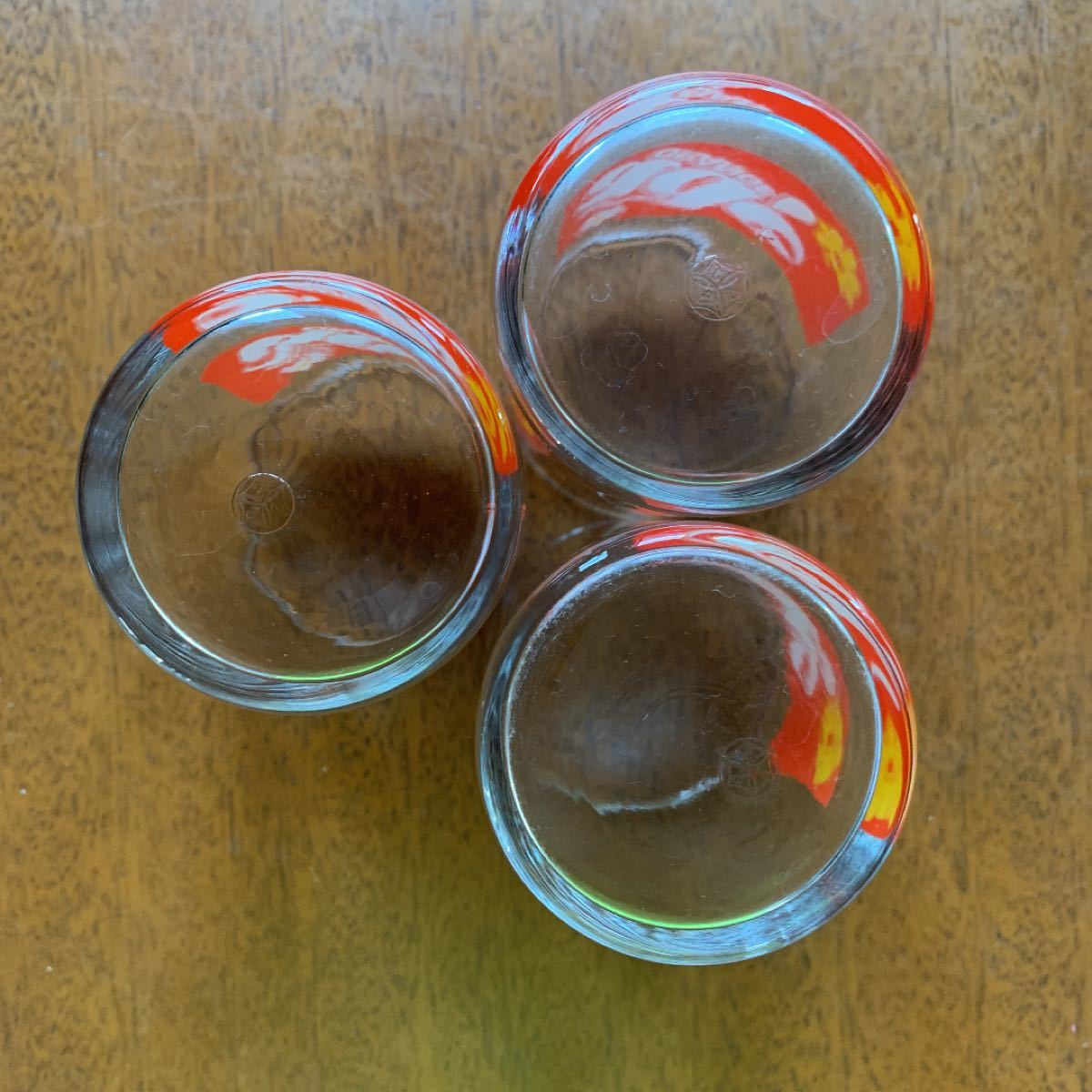 非売品 昭和レトロ サントリーエイド オレンジ　グラス  3個セット