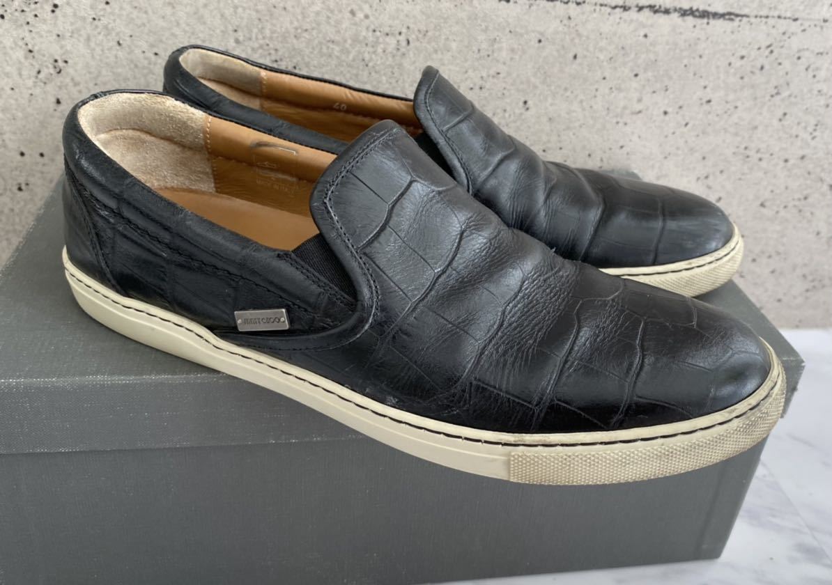 お得高評価 ジミーチュウ 40 メンズ美品 スニーカー 超特価激安