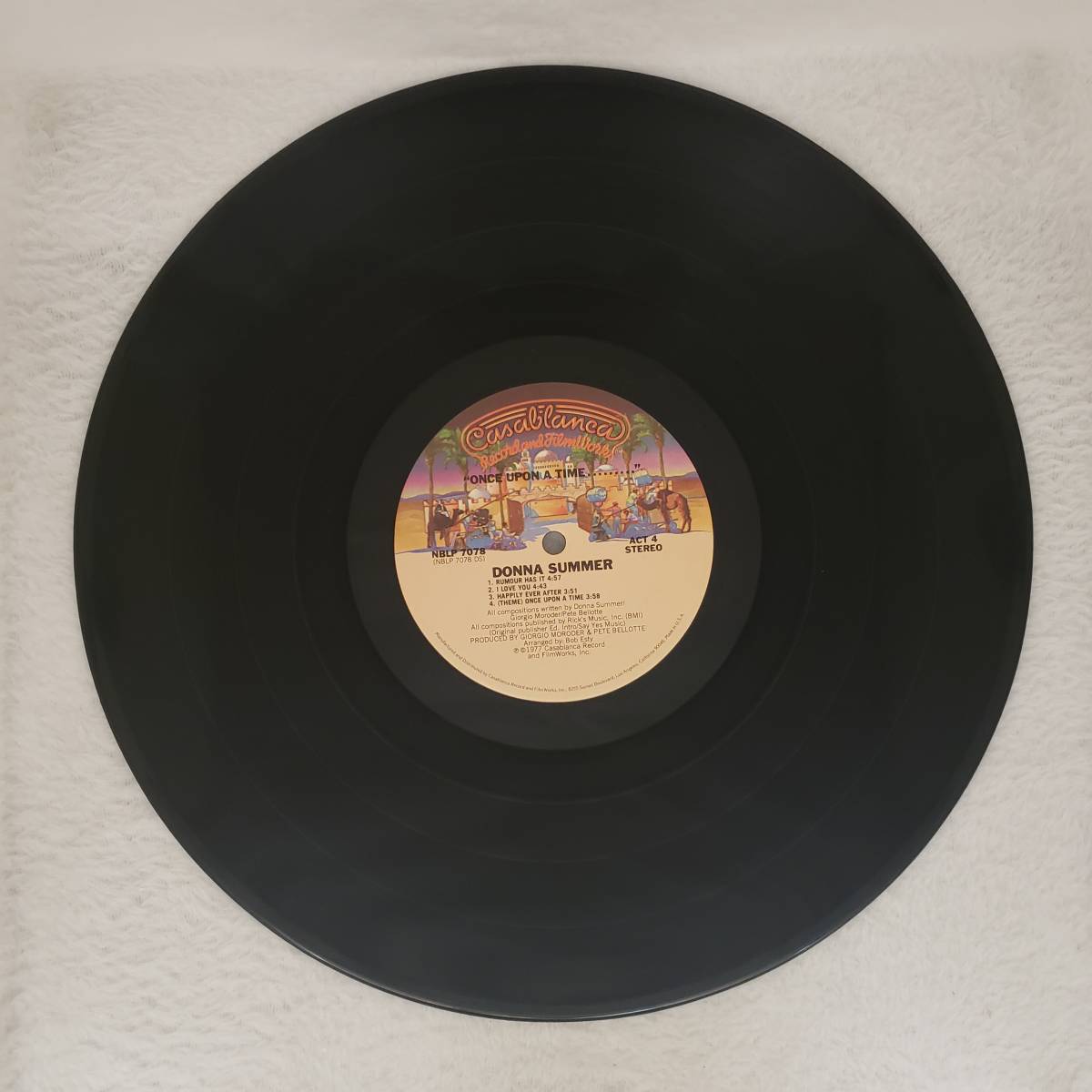 良盤屋 P-2148◆ＬP◆US盤-NBLP-7078 Funk / Soul ＞1977Disco　ドナサマー Donna Summer Once Upon A Time.＞1977 　送料480_画像8