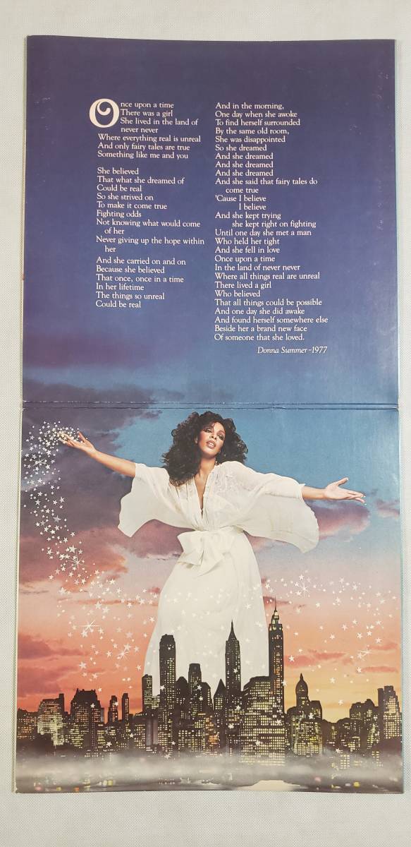 良盤屋 P-2148◆ＬP◆US盤-NBLP-7078 Funk / Soul ＞1977Disco　ドナサマー Donna Summer Once Upon A Time.＞1977 　送料480_画像2
