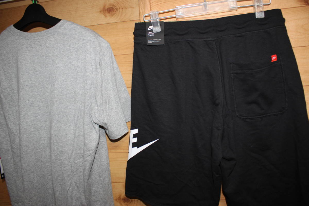 未使用ナイキNIKE　メンズL　JUST DO IT3連　半袖Tシャツ＆ハーフパンツ　上下セット　