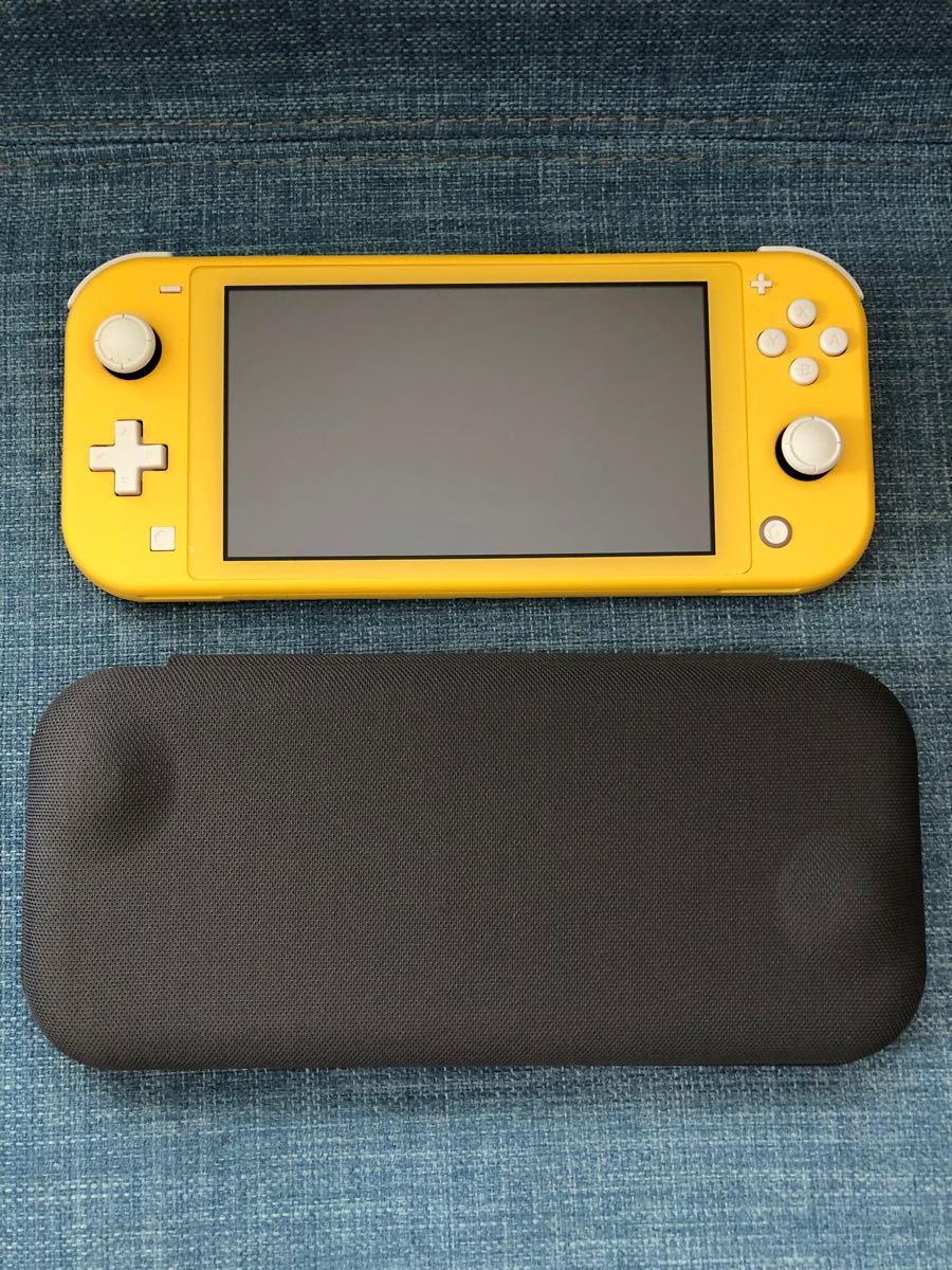 Nintendo switch Lite イエロー　+  純正　フリップカバー