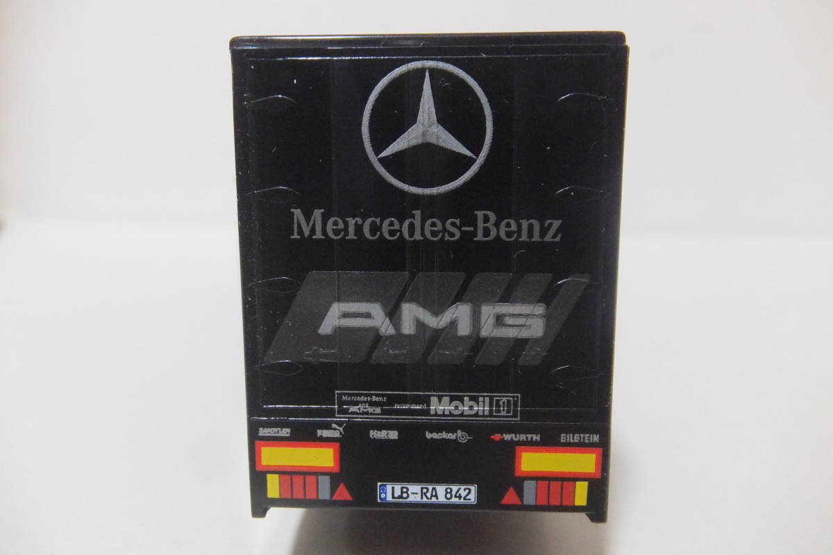 [ Mercedes Benz * Actros Transporter { team :AMG}] Schuco 1/87 HO gauge [ as good as new * not yet assembly not yet exhibition goods ]