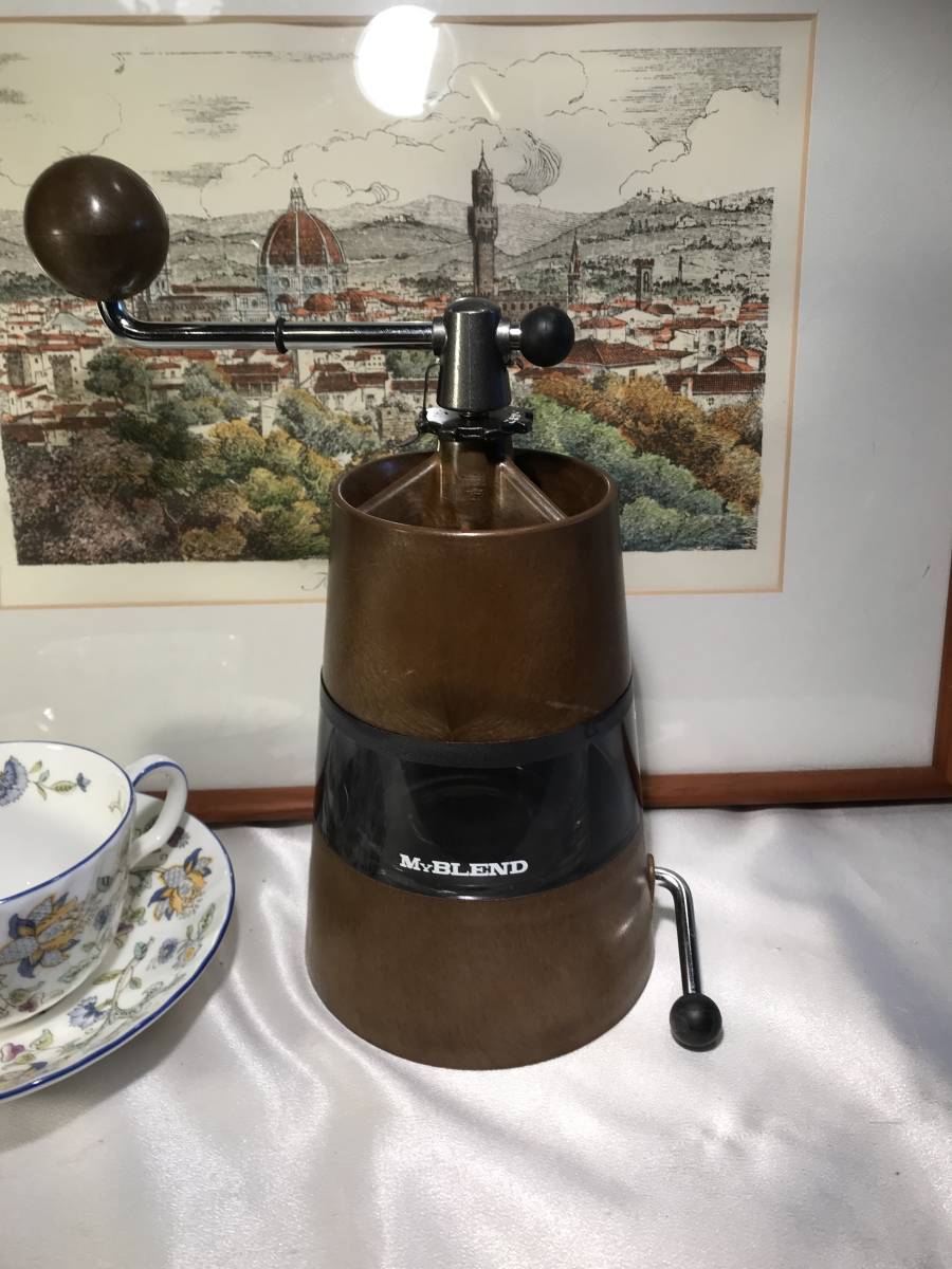  hard-to-find Showa Retro waste number FUSO KEIGOKIN K.Kfso- light alloy my Blend myblend B-102 coffee mill special steel. forged .#. mulberry light alloy stock city district company 