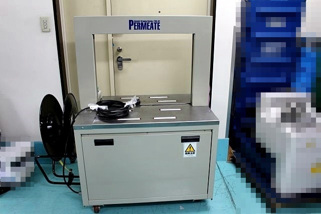 現状品 昭和フェニックス　PHOENIX 自動梱包機 PMC-AP1 PERMEATE 結束機 業務用 PPバンド　/　60Hz　36603Y_画像2