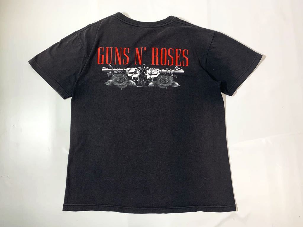 Rock Yeah GUNS N' ROSES ガンズアンドローゼス ビンテージ 古着 Tシャツ バンドT ロックTシャツ Lサイズ VINTAGE ガンズ フォト