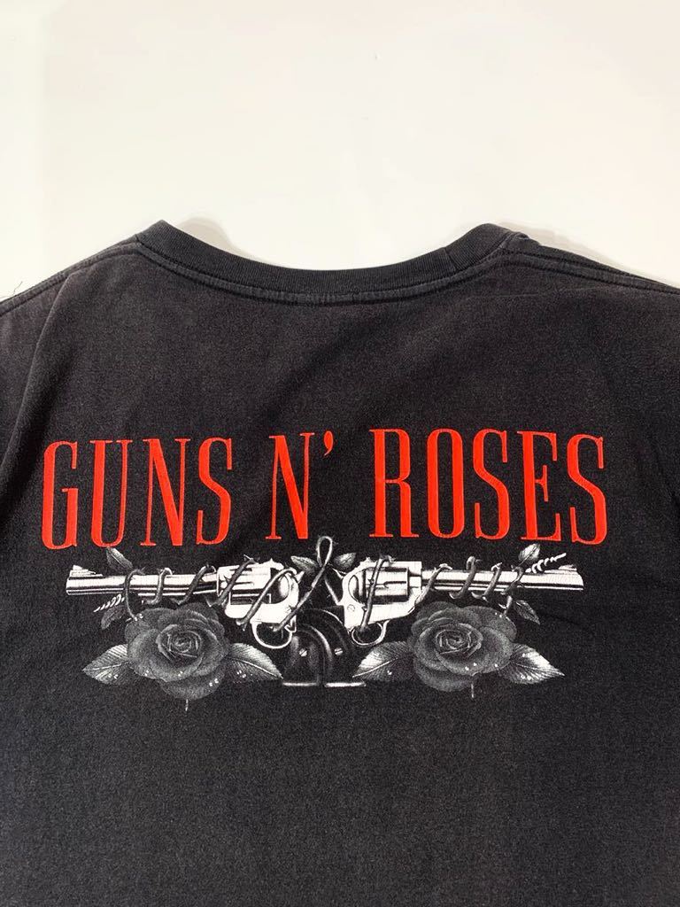 Rock Yeah GUNS N' ROSES ガンズアンドローゼス ビンテージ 古着 Tシャツ バンドT ロックTシャツ Lサイズ VINTAGE  ガンズ フォト