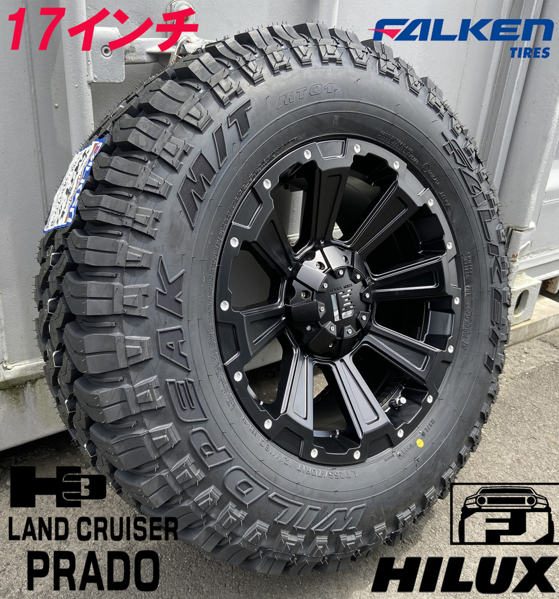 美品 プラド ハイラックス FJ デスロック マットブラック ミルド 17