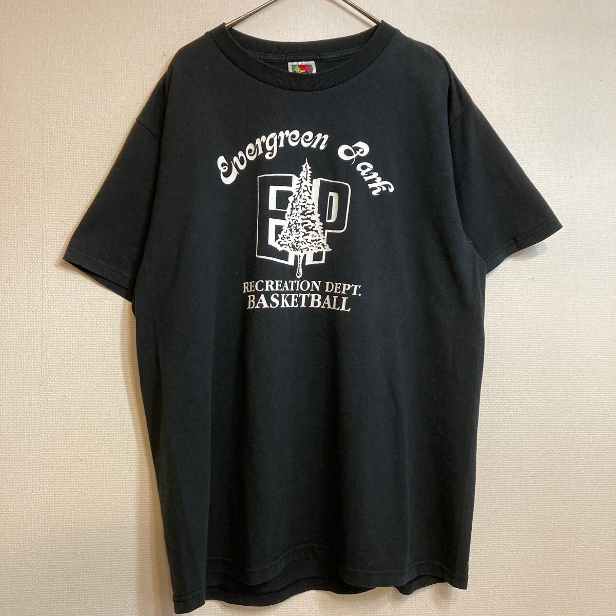 古着 FRUIT OF THE LOOM Tシャツ L BLACK