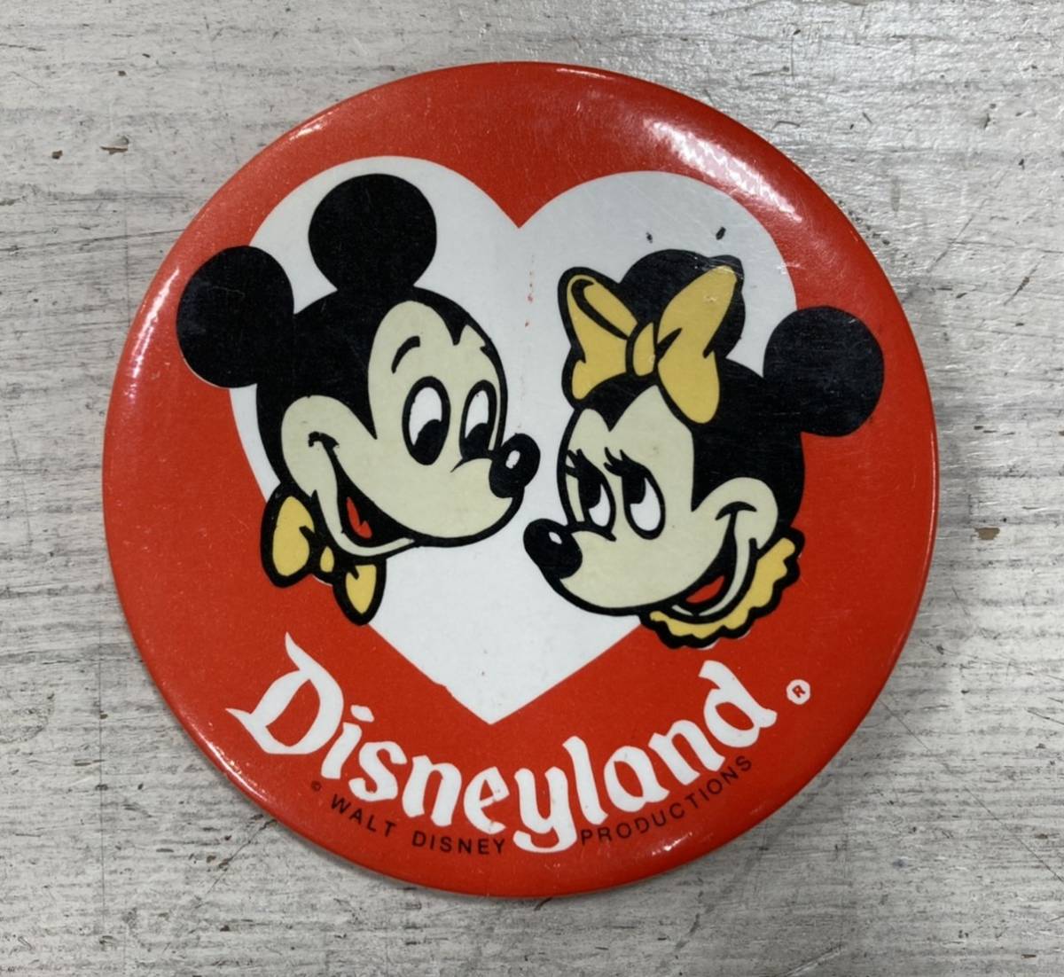  значок * Disney Land Mickey Mouse minnie значок редкий подлинная вещь времена предмет retro Vintage Vintage античный 