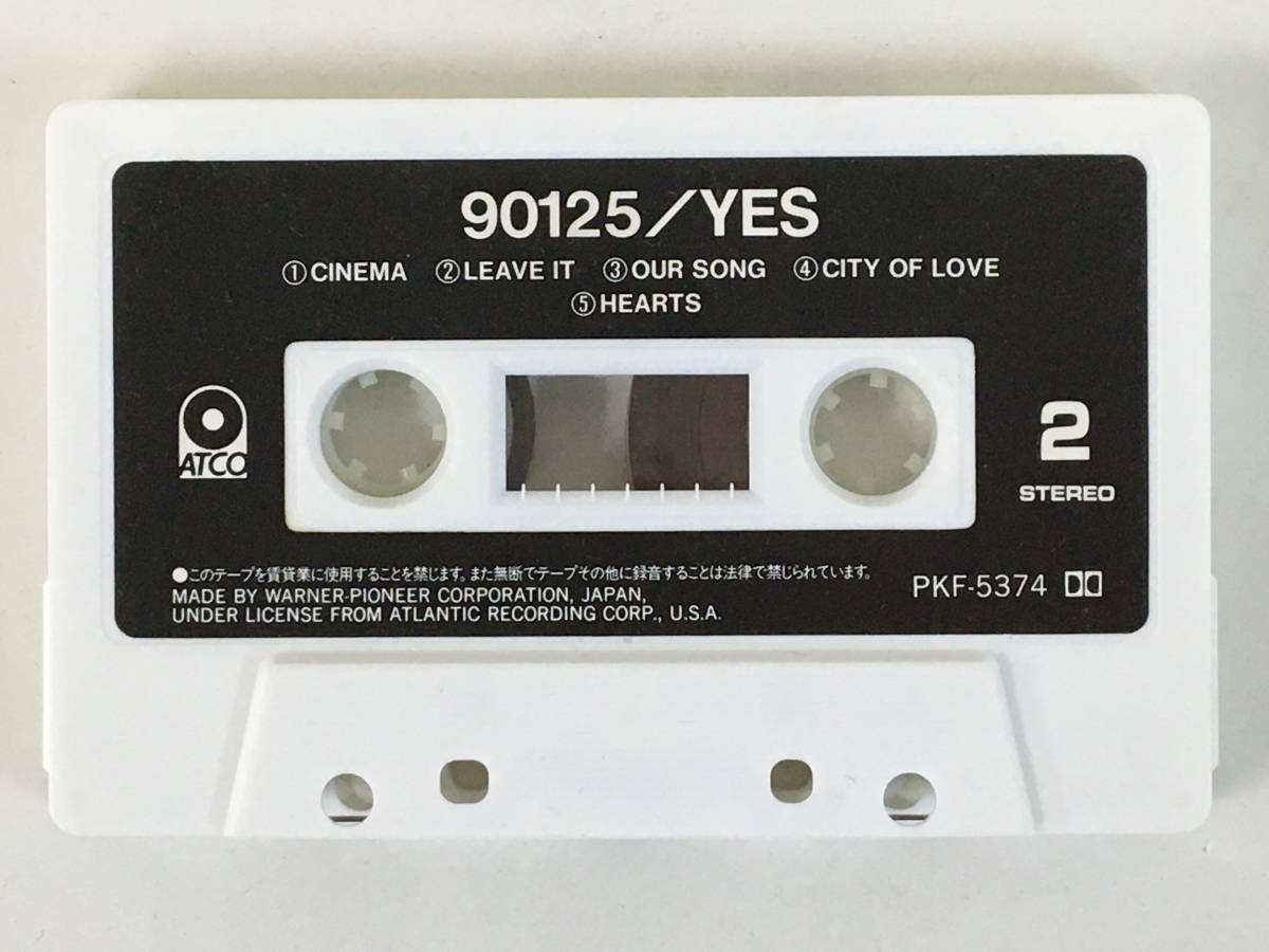 **D358 YESies90125 long Lee * Heart cassette tape **