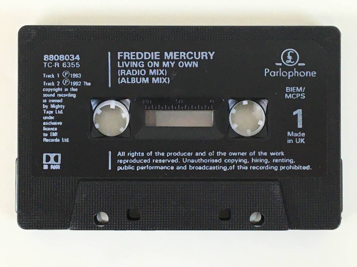 ★☆D376 FREDDIE MERCURY フレディ・マーキュリー LIVING ON MY OWN カセットテープ☆★_画像6
