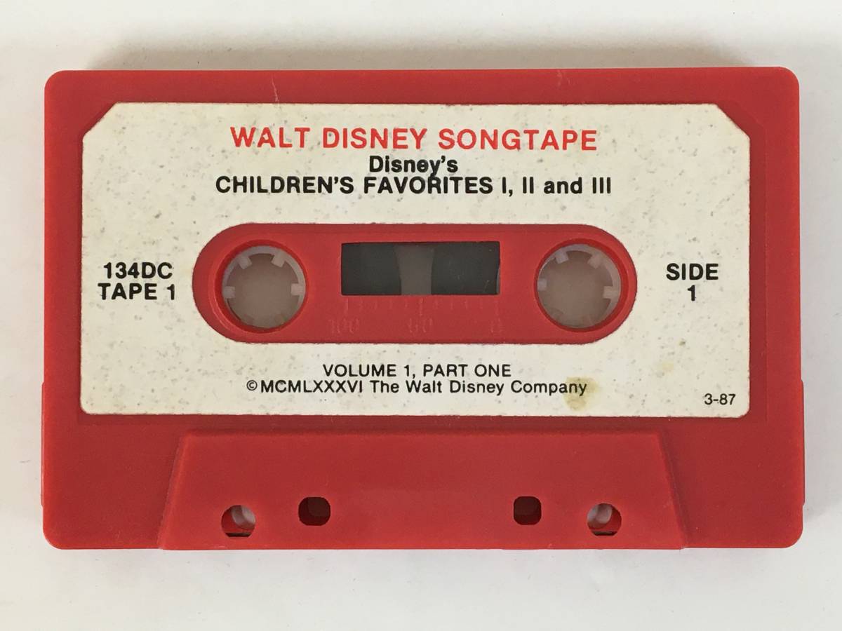 **D413 Disney Disney CHILDREN\'S FAVORITES BEST LOVED SONGS 81 кассетная лента **
