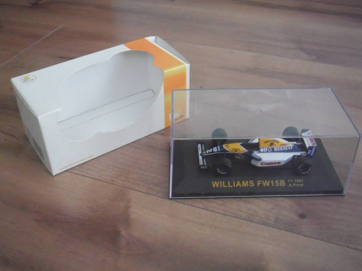 イクソ　ウィリアムズ　★ ルノー ★　アラン・プロスト　#2　NO.2　1/43　1993　FW15B　F-1　F1　ミニカー　WILLIAMS RENAULT 1993　IXO_画像2