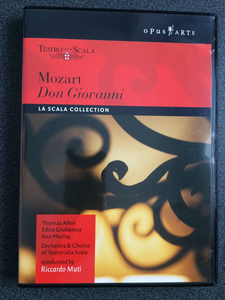★☆【DVD】モーツァルト:歌劇「ドン・ジョヴァンニ」 トーマス・アレン ムーティ指揮 ミラノ・スカラ座管弦楽団&合唱団☆★_画像1