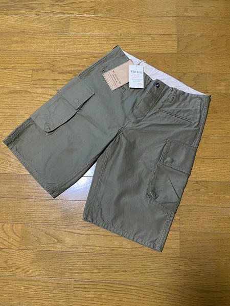 未使用タグ付き☆【WEST RIDE CYCLE TOGS】カーゴハーフショーツ ハーフパンツ S 48-p-4957-65 ウエストライド WESTRIDE_画像1