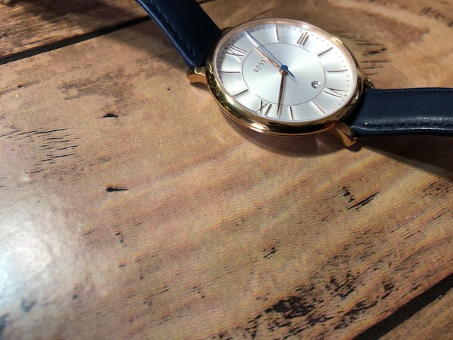 BK0711 хорошая вещь FOSSIL Fossil Date незначительный серебряный × Gold цвет ES3843 оригинальный кожа ремень кварц женские наручные часы 