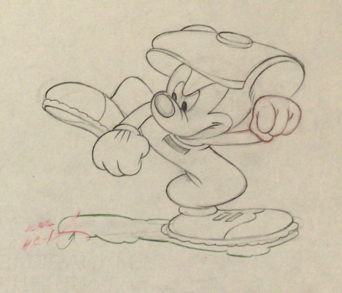 超 1941年 ウォルトディズニー アニメーションデッサン CGC社による ...