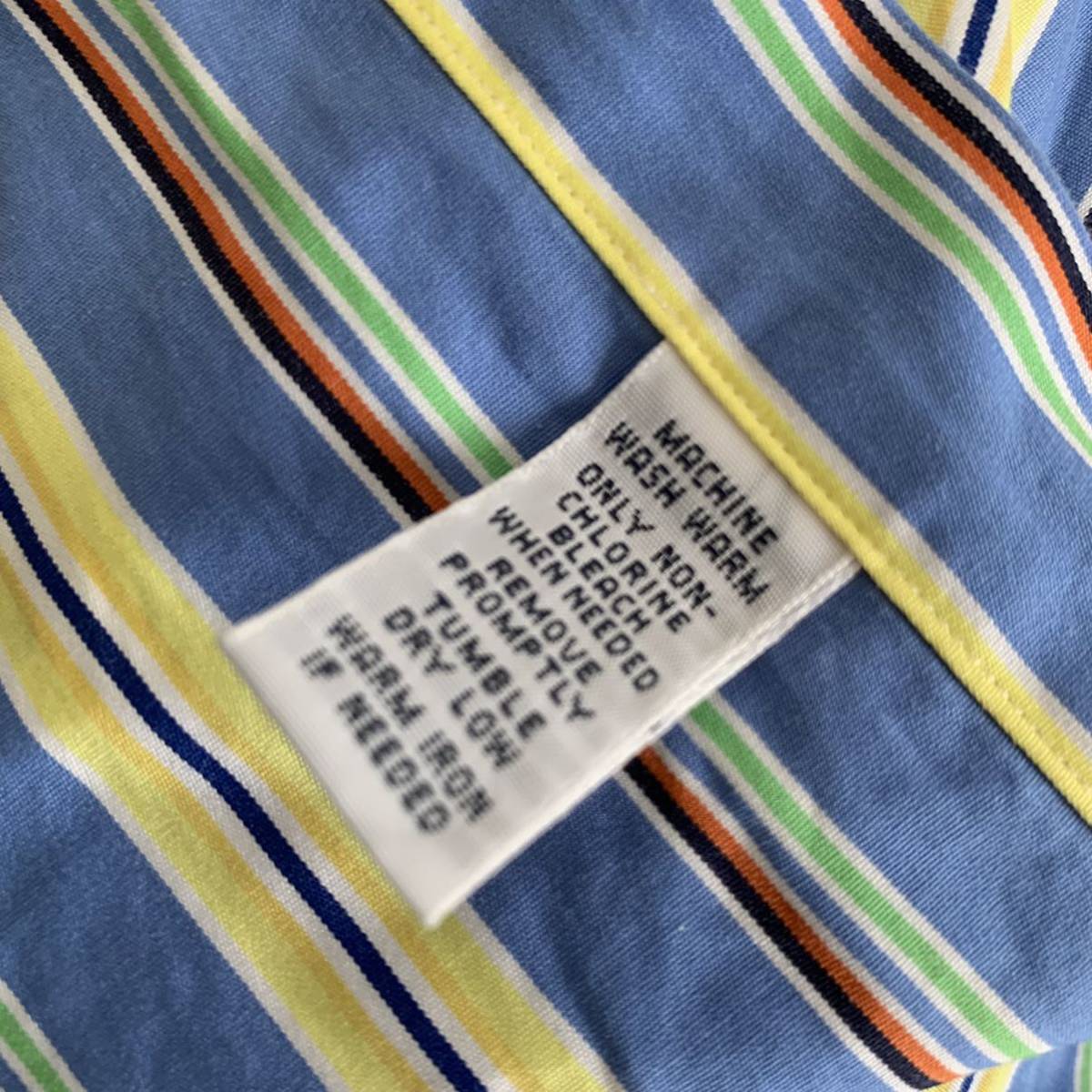 【人気】Ralph Lauren ラルフローレン ボタンダウン 長袖シャツ ストライプ 刺繍 ワンポイン
