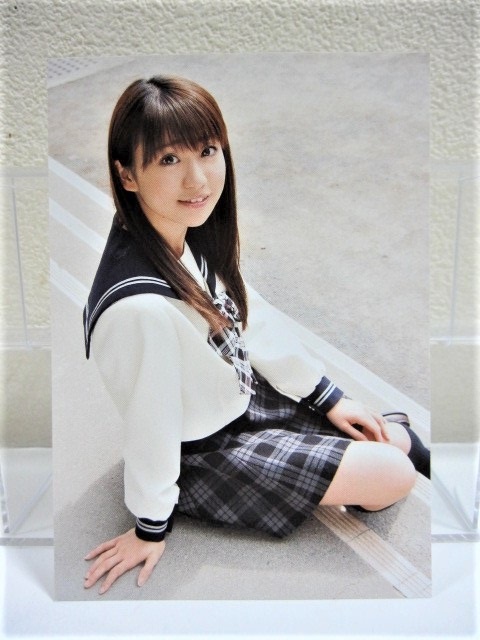 AKB48 大島優子 生写真 少年サンデー 購入特典 2枚セット 水着 制服_画像4