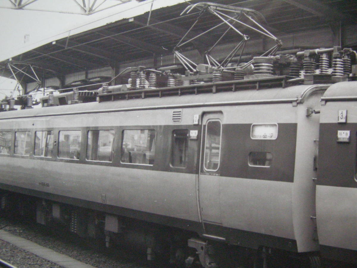 (A37) 写真 古写真 電車 鉄道 鉄道写真 客車 モ484-88 昭和52年12月8日 新潟駅_画像2