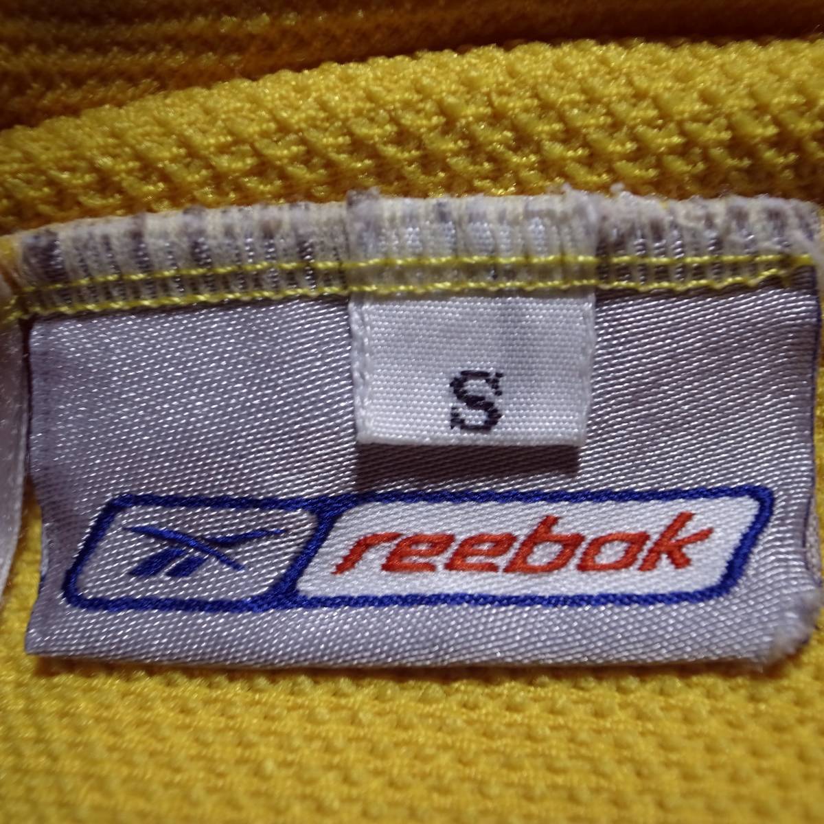 Reebok リーボック ハーフパンツ ジャージ トラックパンツ ショーツ S イエロー 黄色 短パン shorts yellow_画像5