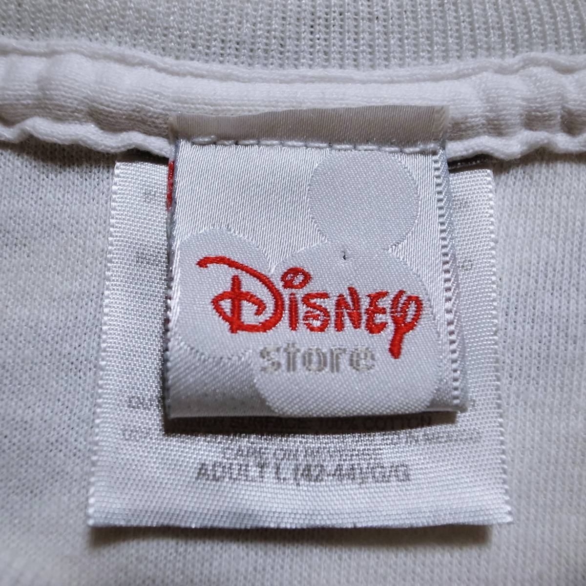 即決&送料込み 美品 ディズニー ミッキー ミニー ウェディングデザイン 90s 古着 Tシャツ 白 L Disney ミッキーマウス ミニーマウス