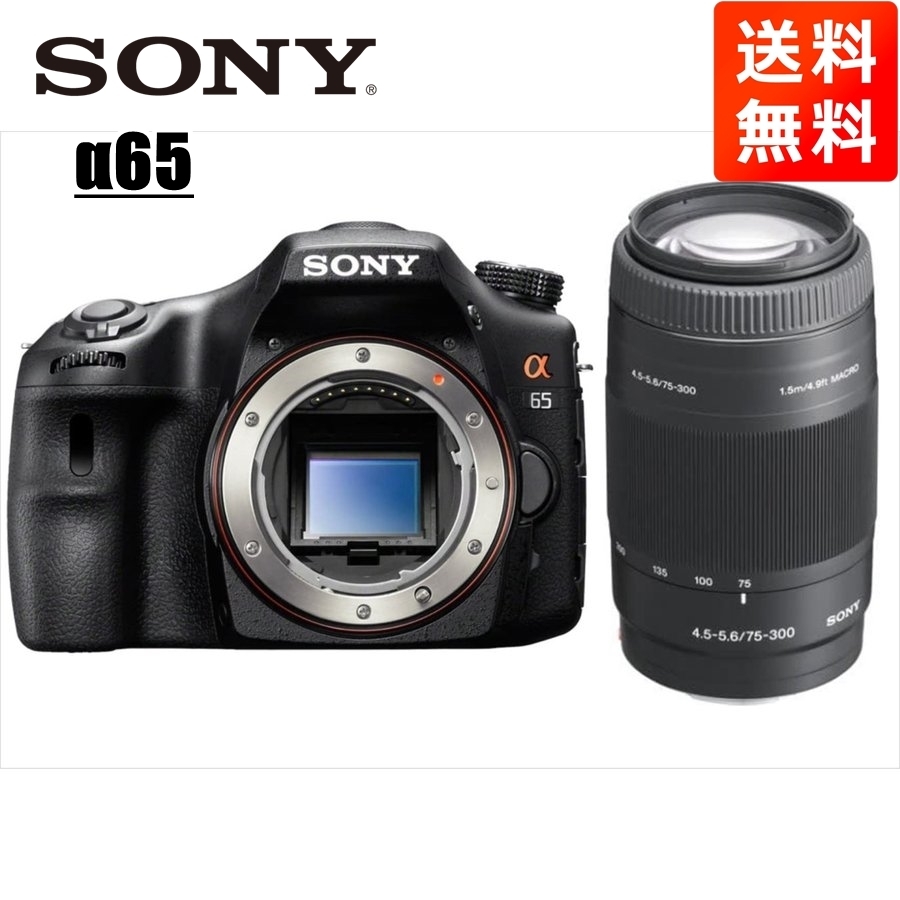 季節のおすすめ商品 α65 SONY ソニー 75-300mm 中古 カメラ デジタル