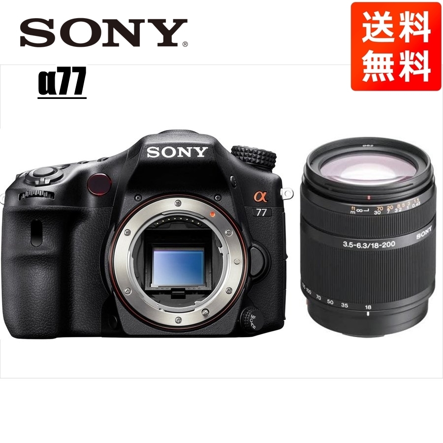 ソニー SONY α77 DT 18-200mm 高倍率 レンズセット デジタル一眼レフ