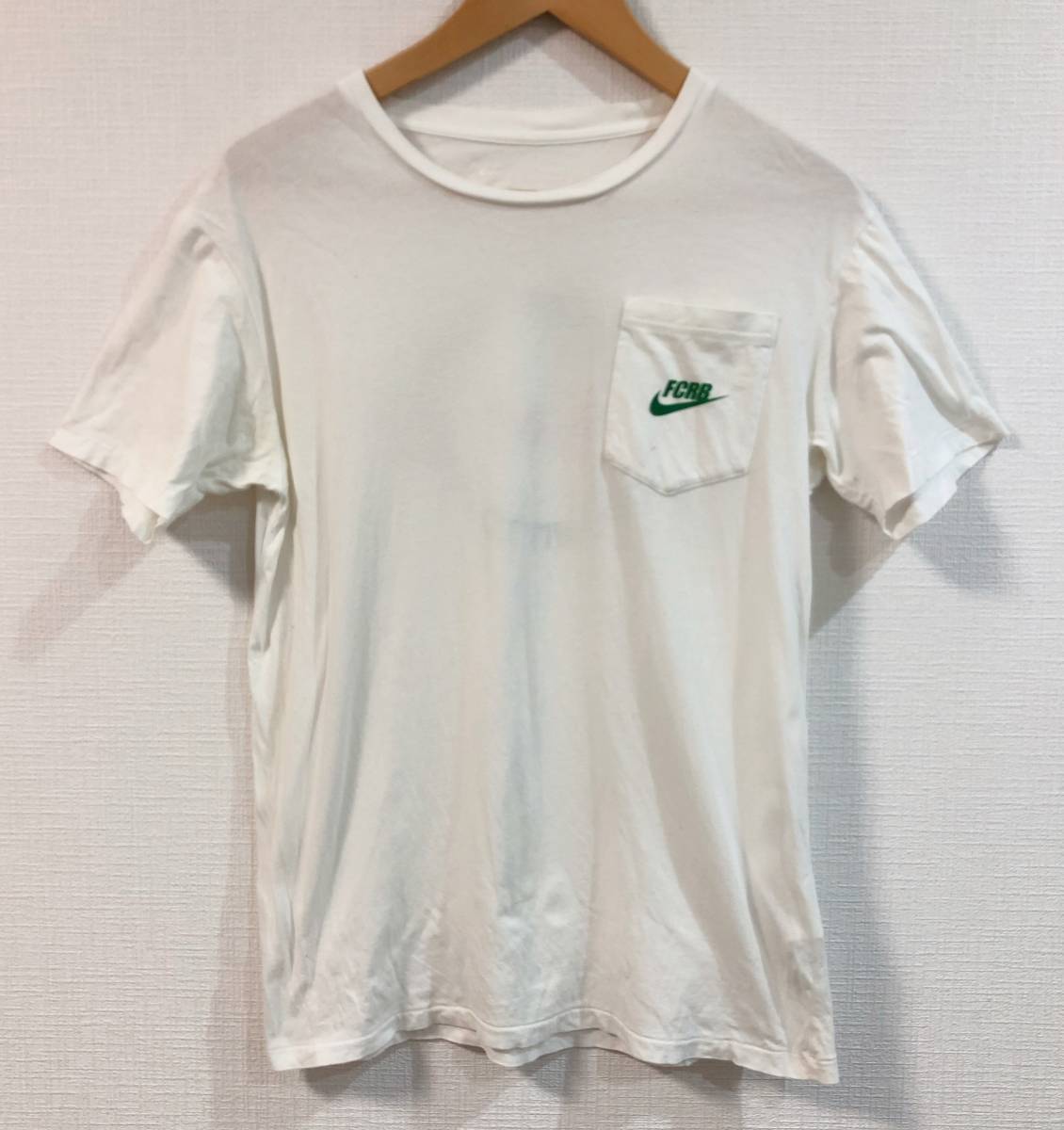 FCRB × NIKE ポケット Tシャツ 白 サイズS F.C.R.B._画像1