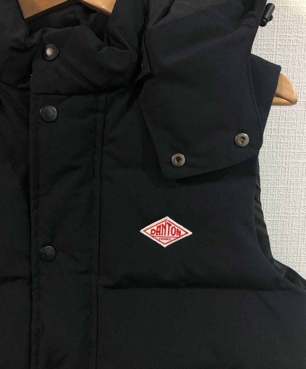 DANTON ダントン × アーバンリサーチ ダウン ベスト サイズ40 紺 DOORS