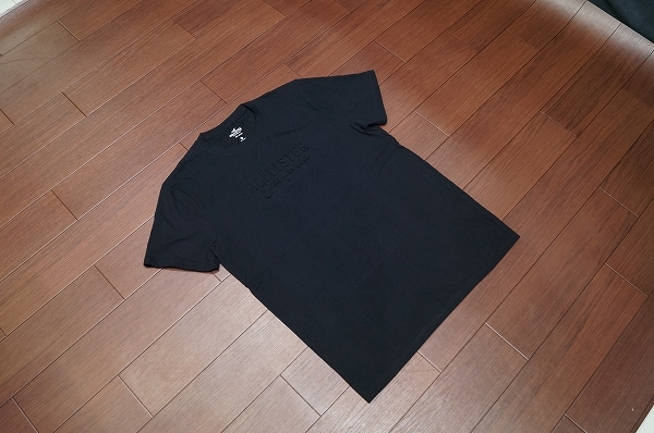 ★☆Hollister エンボスロゴ Tシャツ 半袖/M/ブラック/黒/メンズ Tシャツ アバクロ☆★_画像1