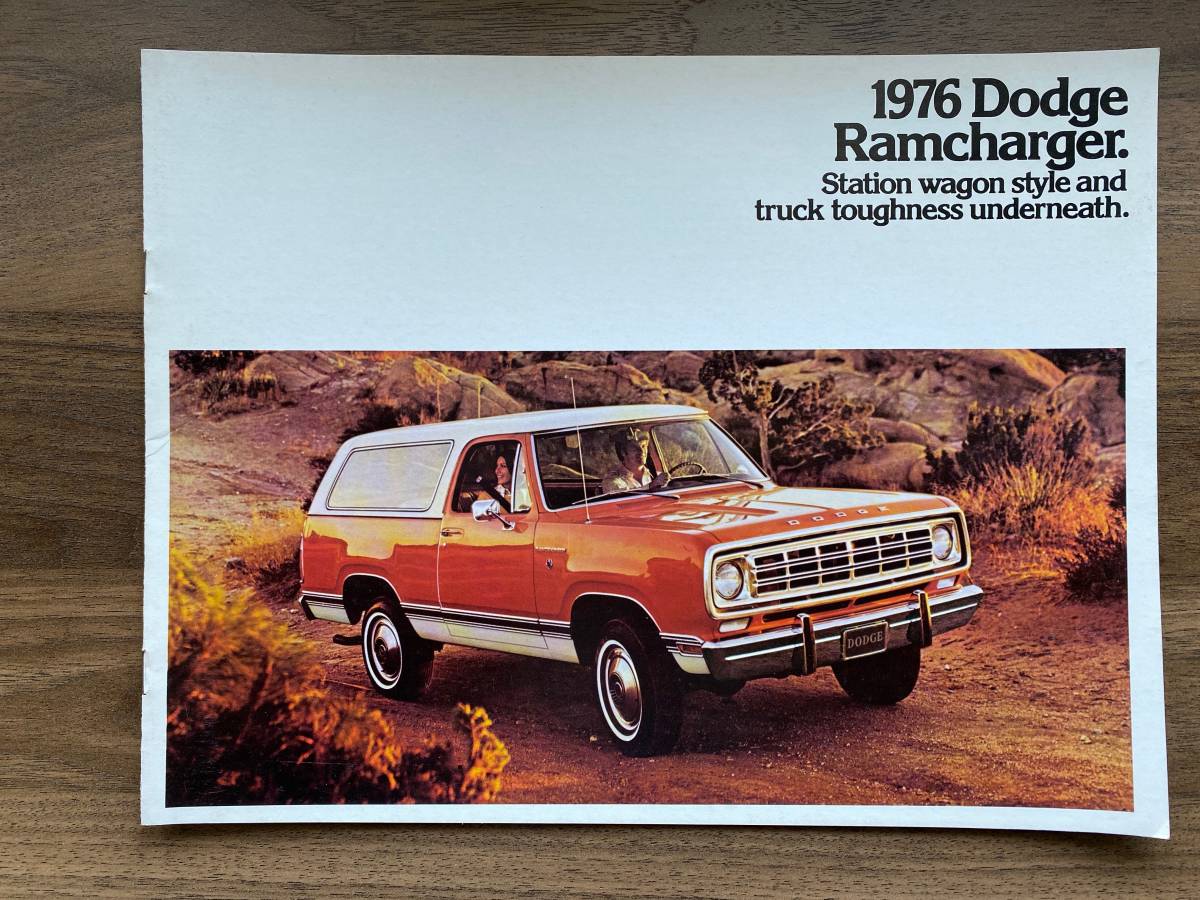 1976 Dodge Ramcharger Catalog Dodge Ram charger catalog / truck Ame car 