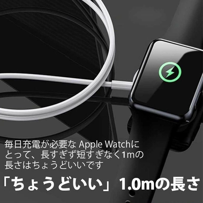 Apple 2in1　Apple Watch　Lightning　充電ケーブル