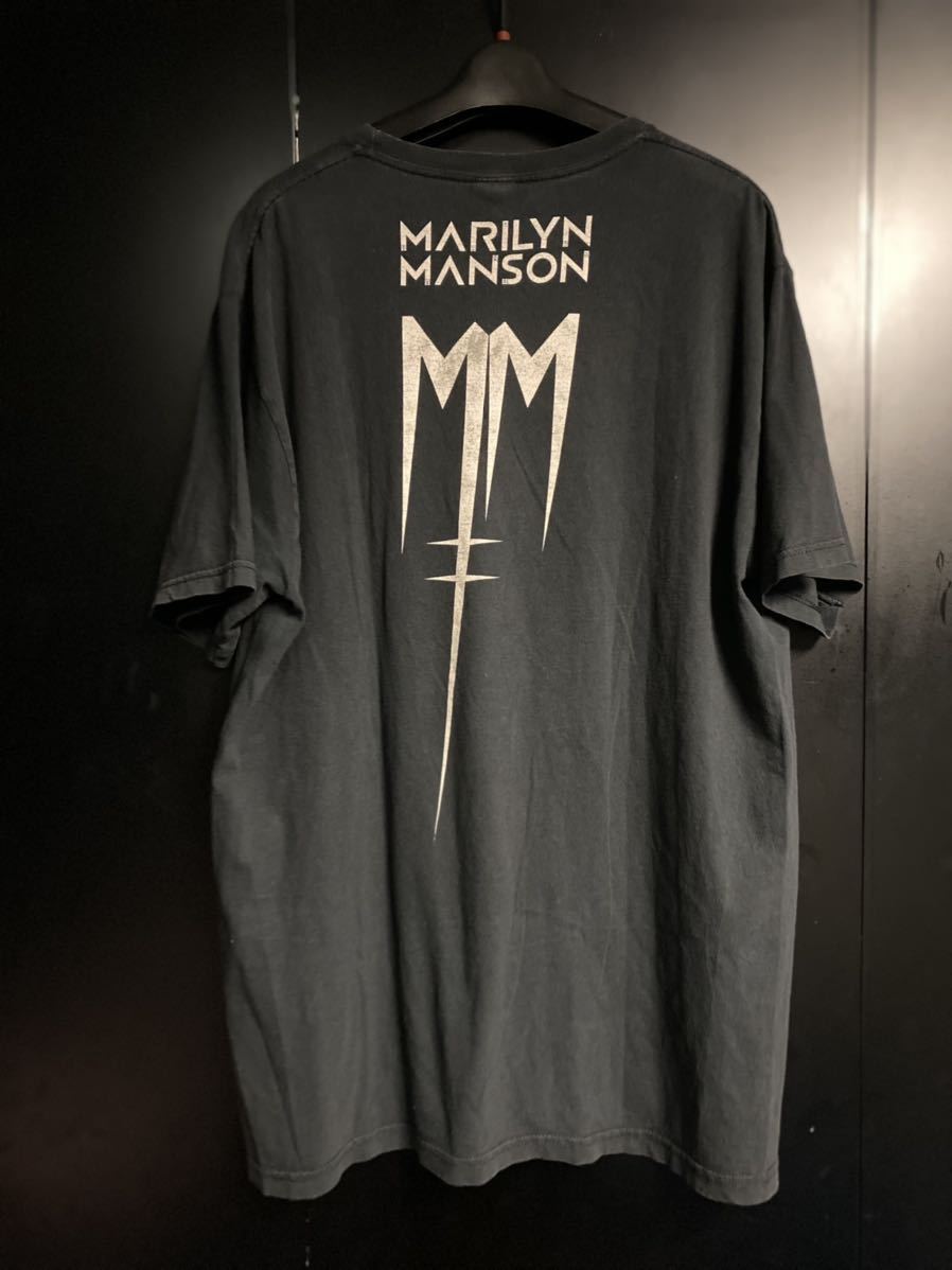 激レア MARILYN MANSON Tシャツ サイズXL ブラック ヴィンテージ バンドTシャツ マリリンマンソン