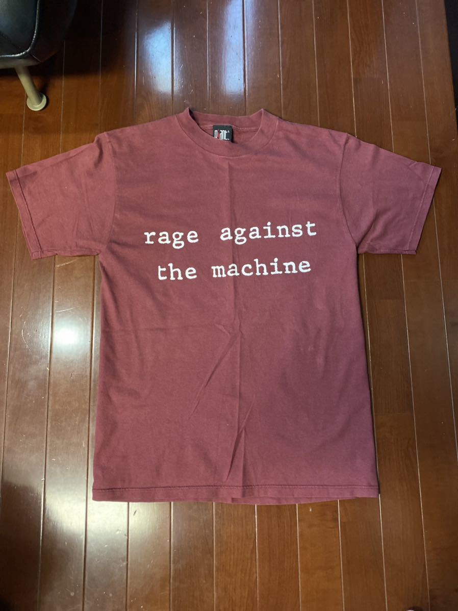 90'S 当時物　レイジアゲインストザマシーン　火炎瓶Tシャツ　サイズL ヴィンテージ　RAGE AGAINST THE MACHINE Tシャツ　USA製　_画像1